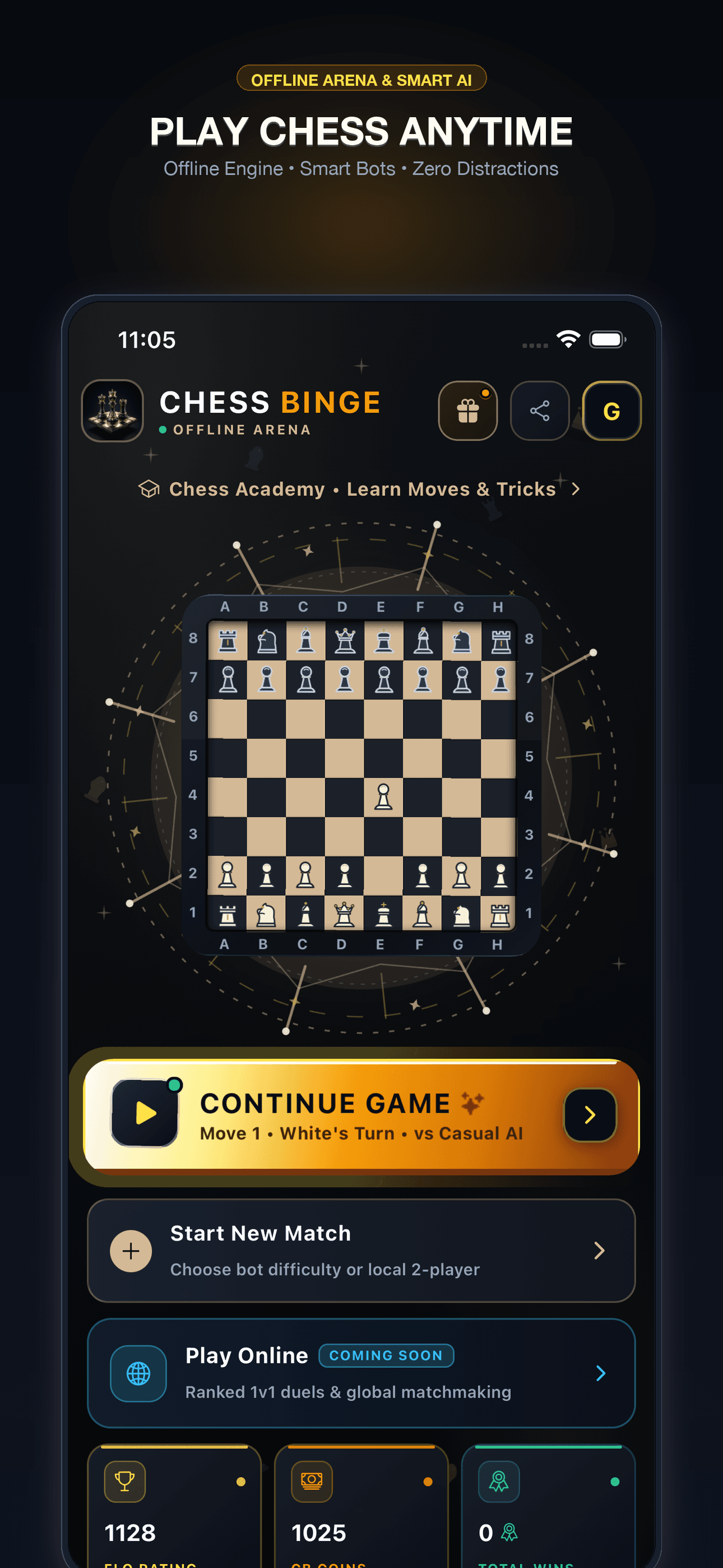 Chess Binge In-App Production Capture