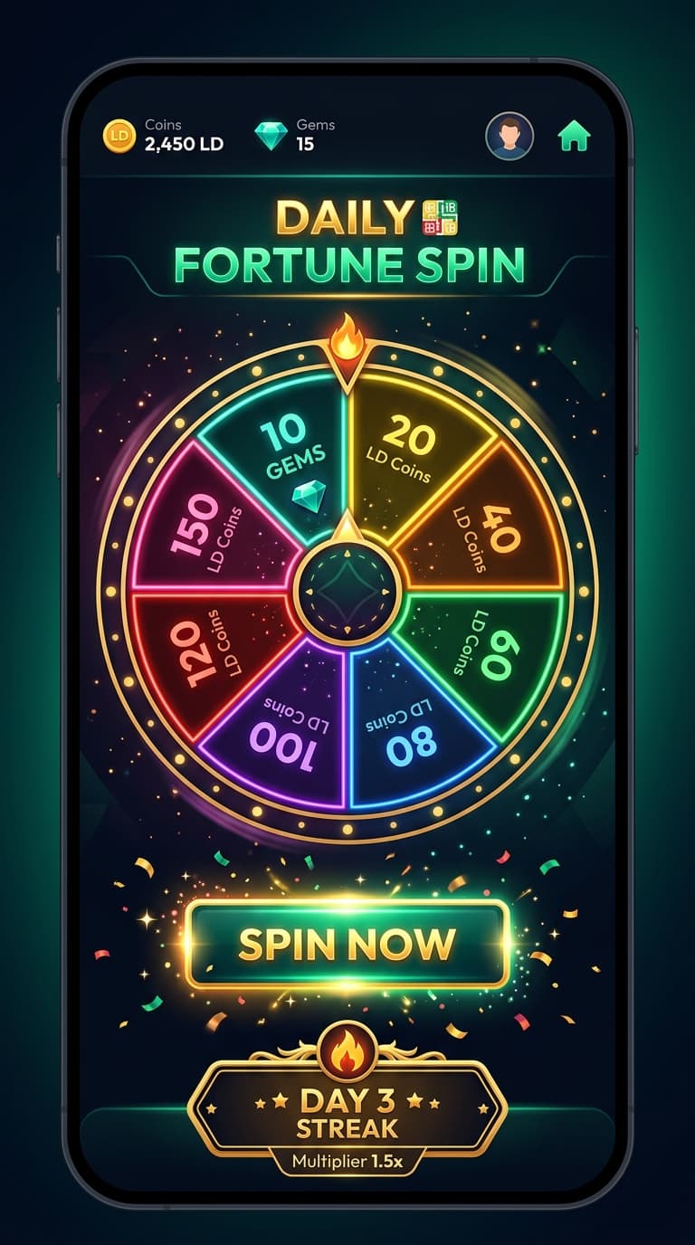 Daily Fortune Spin Wheel